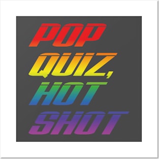 Speed – Pop Quiz Quote (four decks, rainbow effect) Posters and Art